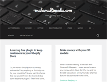 Tablet Screenshot of makemultimedia.com
